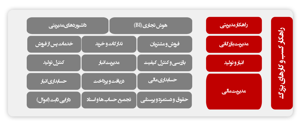 سبد محصولی راهکار کسب و کار بزرگ
